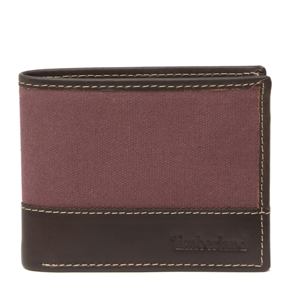 🎉Timberland Canvas & Leather Bifold Wallet - Picture 4 of 11